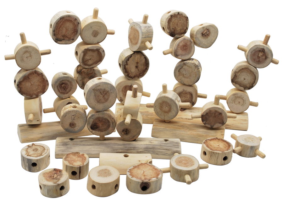 qtoys tree construction set 40 pieces