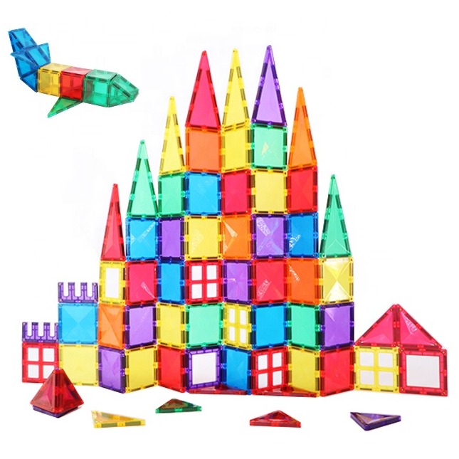 magnetic tiles luxury set 120 pieces