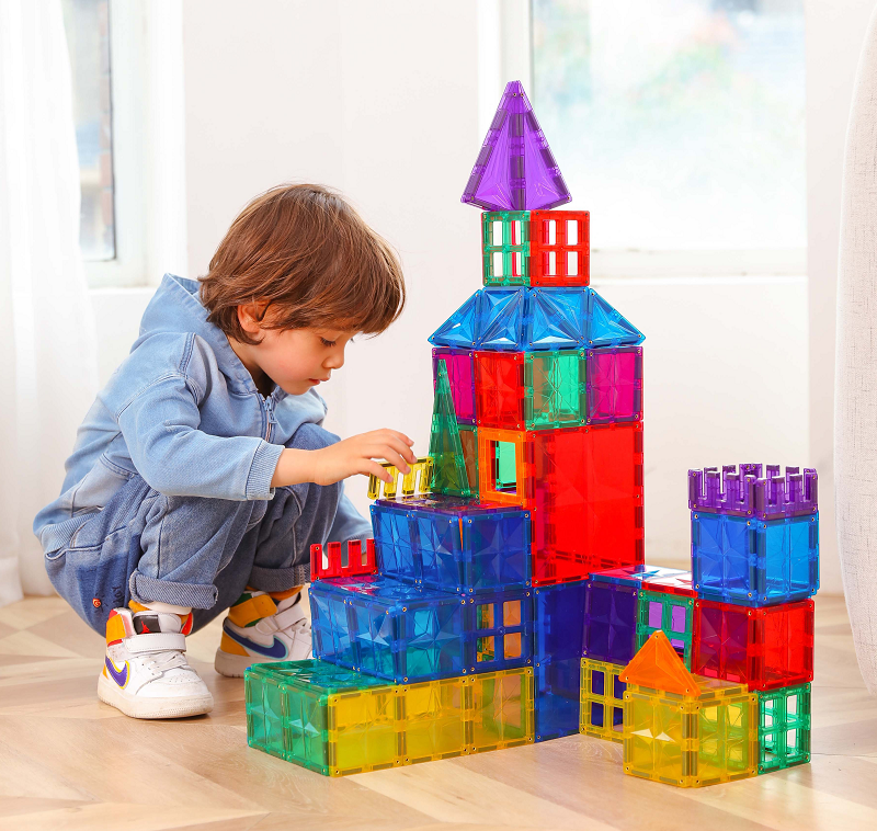 mntl magnetic tiles 182 piece mega set