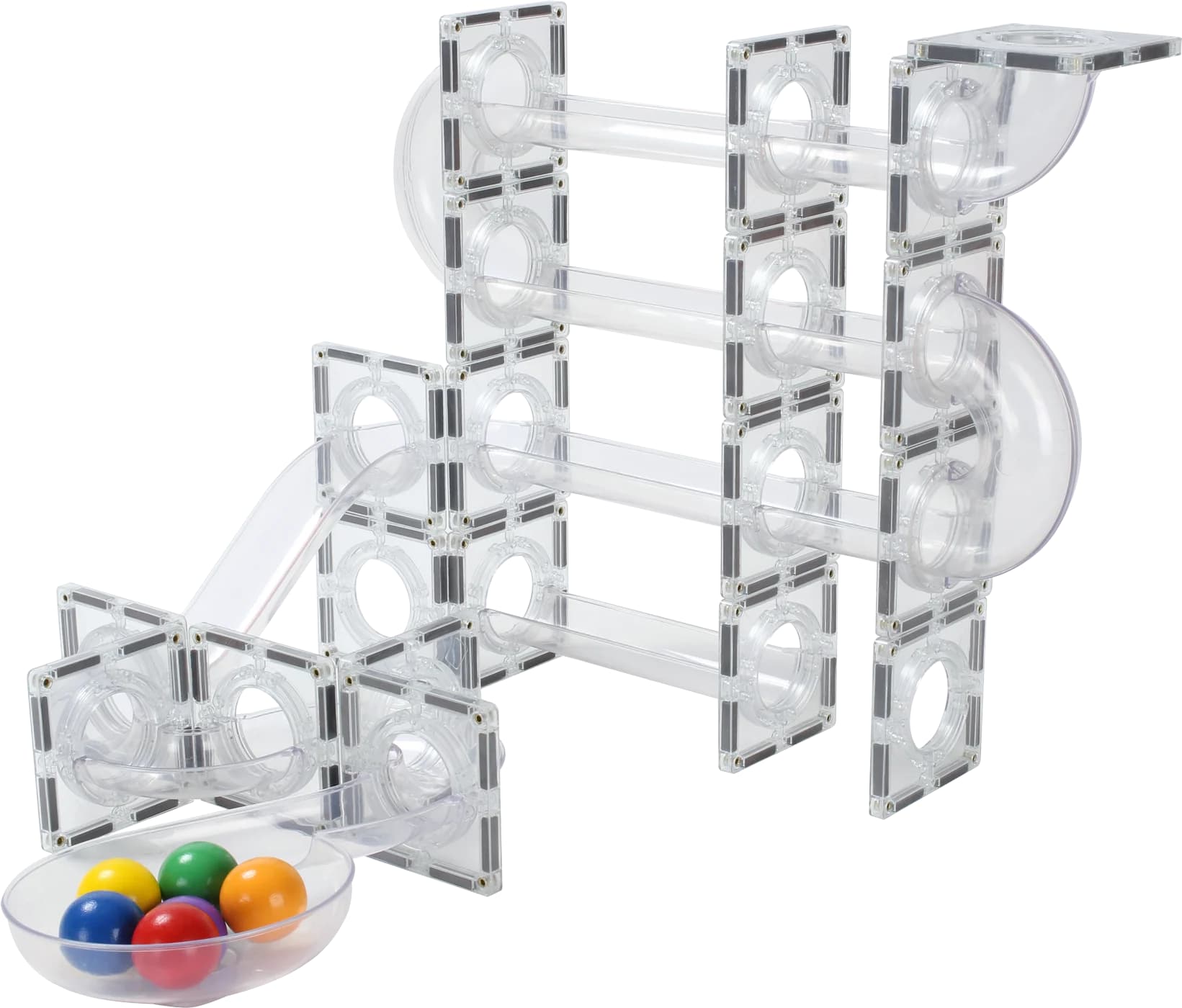 MNTL Magnetic Tiles Ball Run - Transparent