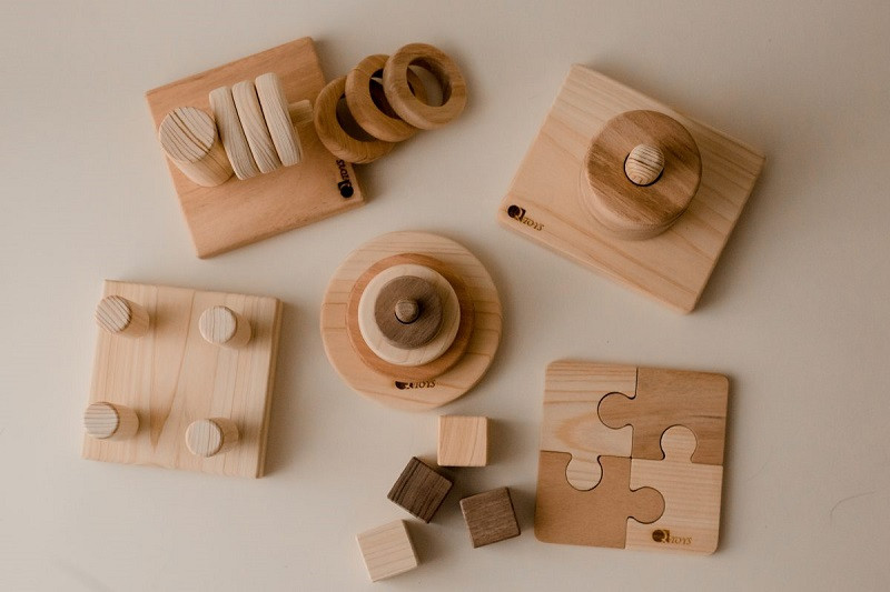 Wooden Toy Second Birthday Set