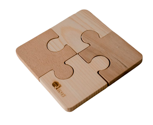 Qtoys Toddler Contrast puzzle