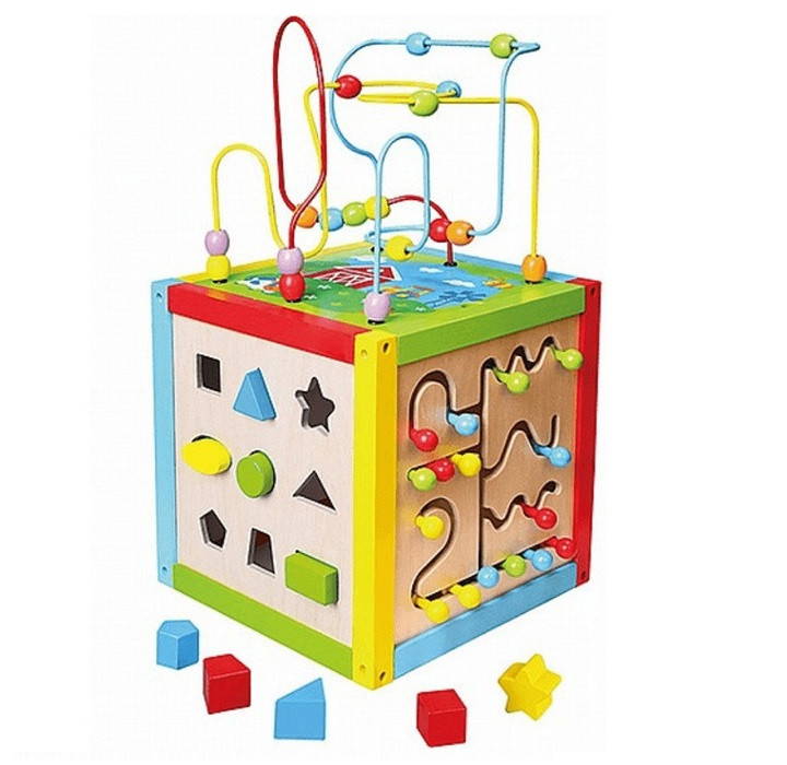 viga activity bead maze cube