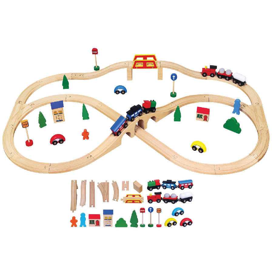 viga train set 49 pieces