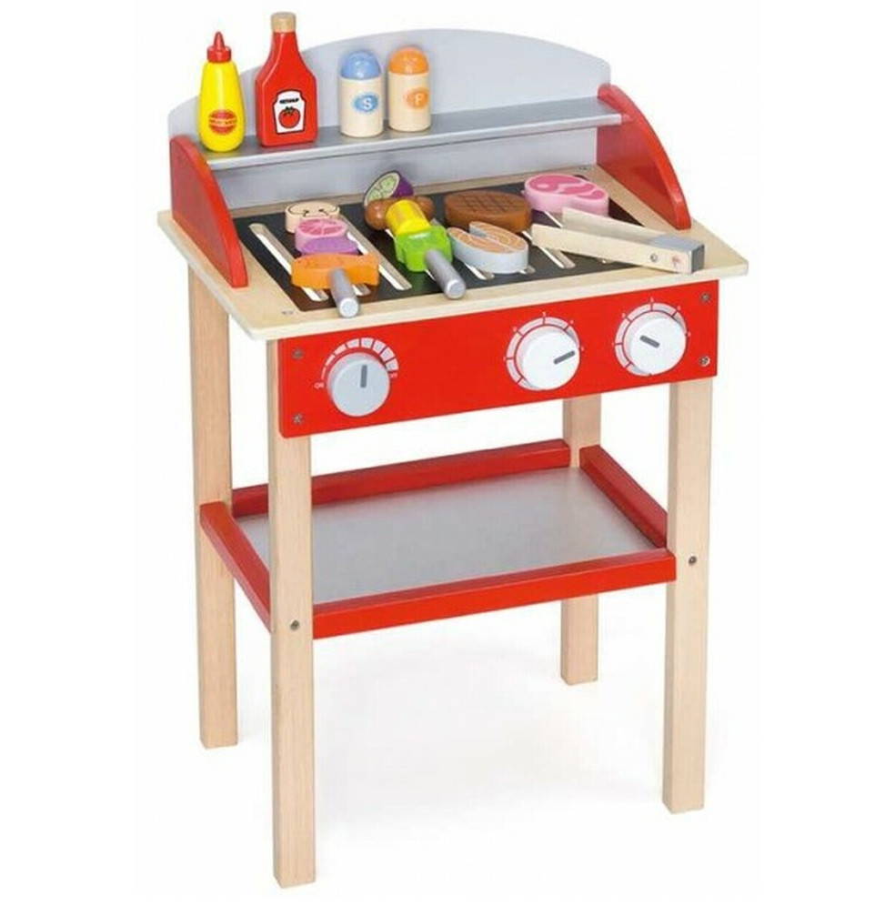 kids pretend play barbecue and grill