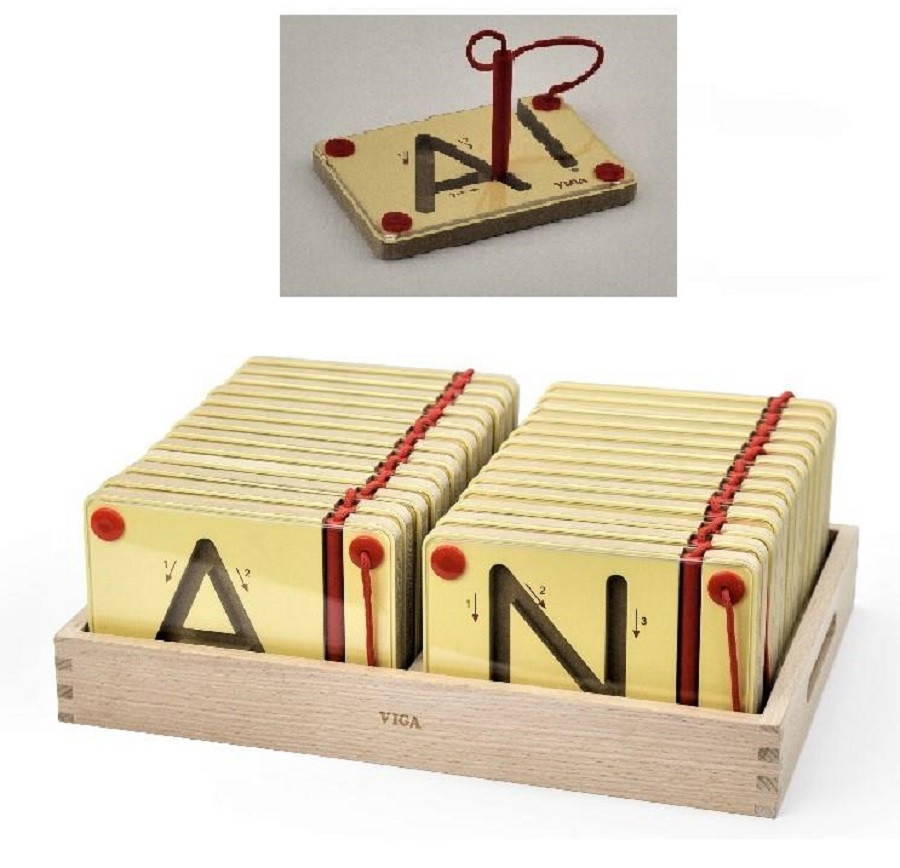 Viga Magnetic Tracing Letters Uppercase