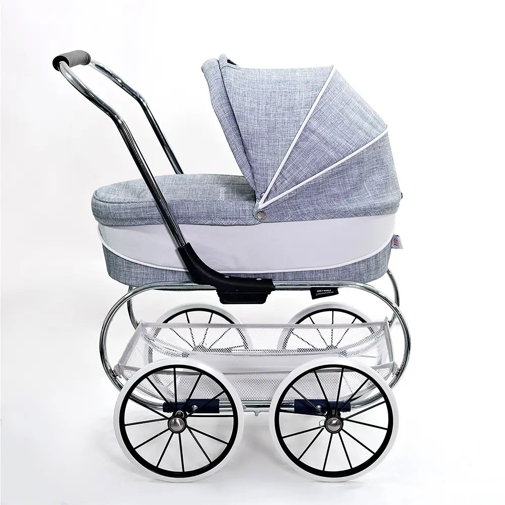 valco princess doll pram grey marle 2 valco princess doll pram grey marle 2