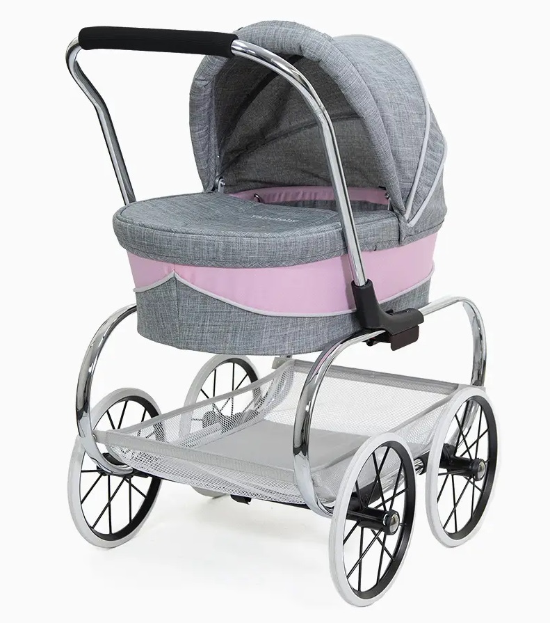 valco princess doll pram pink grey valco princess doll pram pink grey