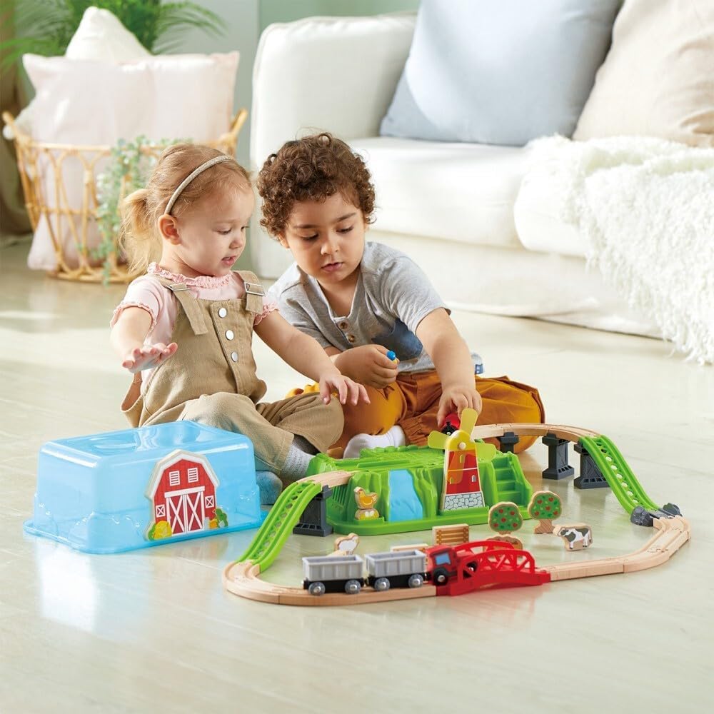 Hape Countryside Railway Train Bucket Set Hape Countryside Railway Train Bucket Set