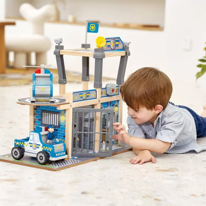 Hape Police Department Toy Playset Hape Police Department Toy Playset