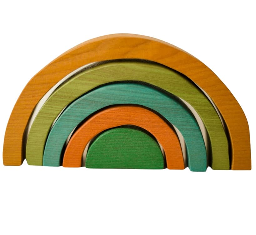 qtoys rainbow block set