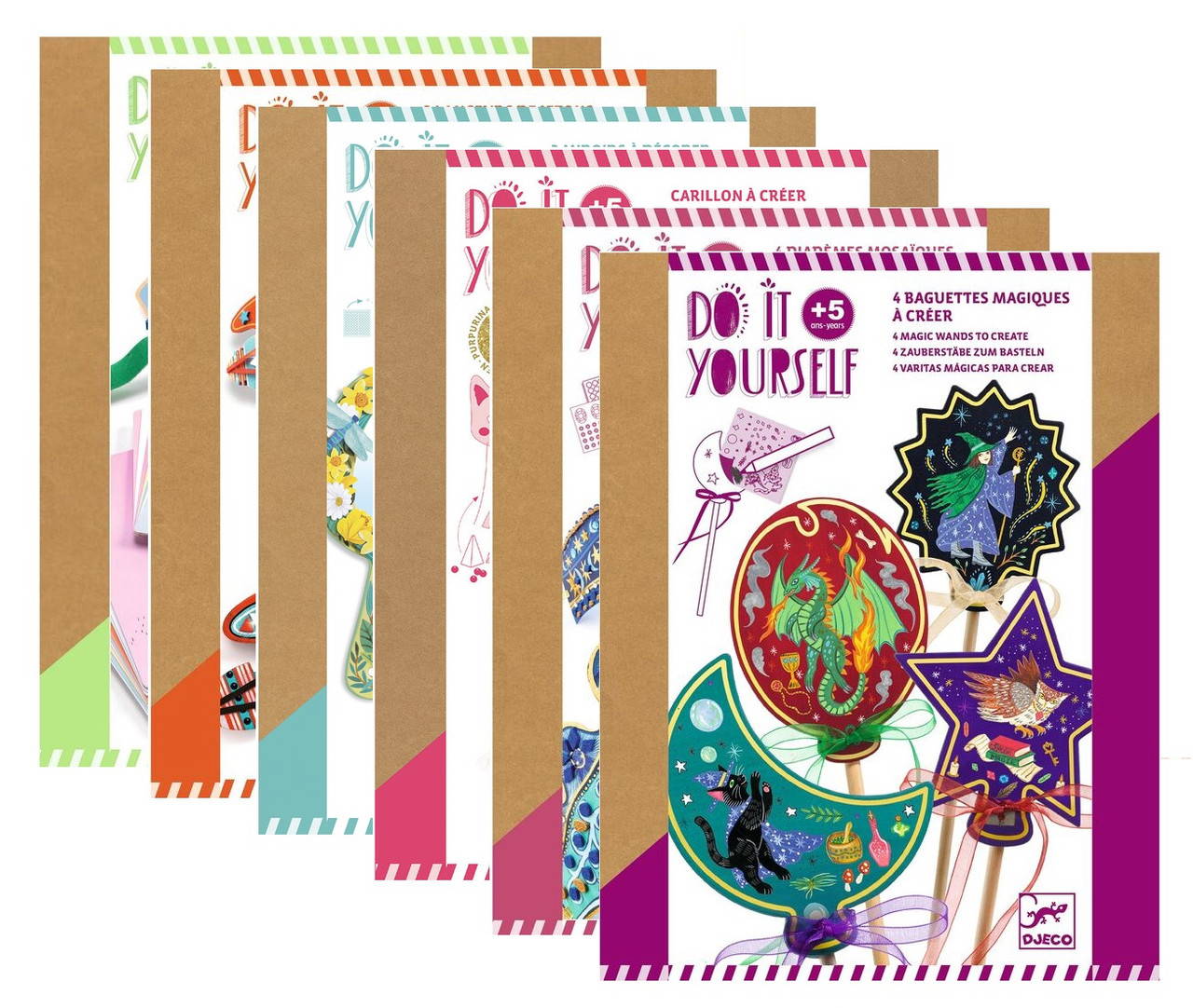 djeco do it yourself DIY craft kits for five