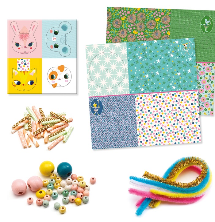 Djeco My Fairies Threading craft parts Djeco My Fairies Threading craft parts