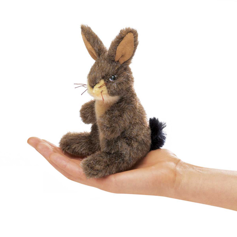 Folkmanis Mini Jack Rabbit Finger Puppets