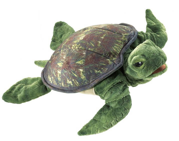 Folkmanis Sea Turtle Hand Puppet
