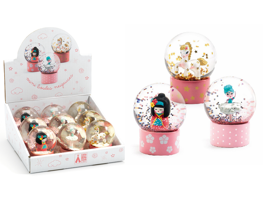 djeco mini snow globes
