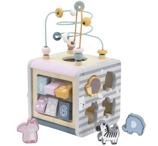 polarb activity bead maze play cube