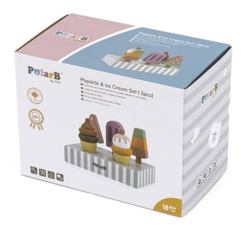 Popsicle & Ice Cream Set in box
