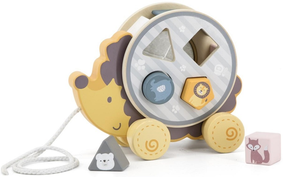 PolarB Hedgehog w/ Sorting Wheel with block shapes