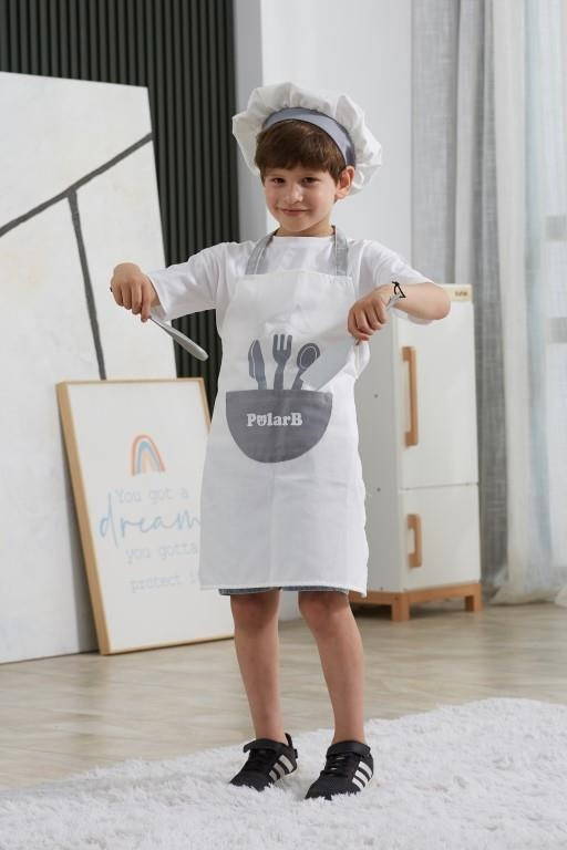 PolarB Little Chef Uniform in action
