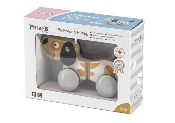 PolarB Pull-Along Puppy in box