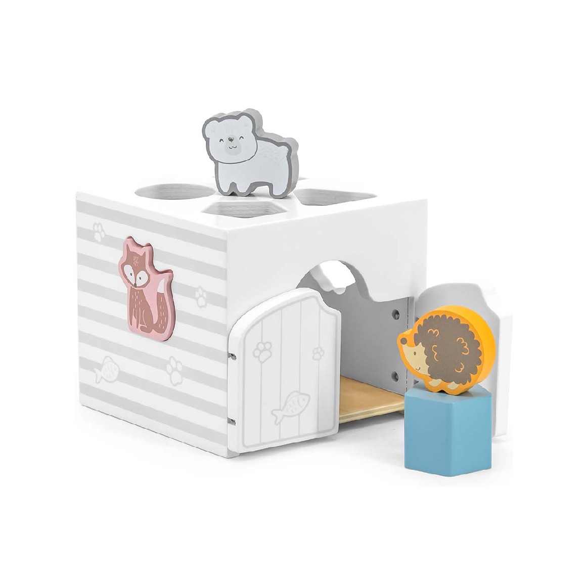 PolarB Shape Sorter with Music Blocks