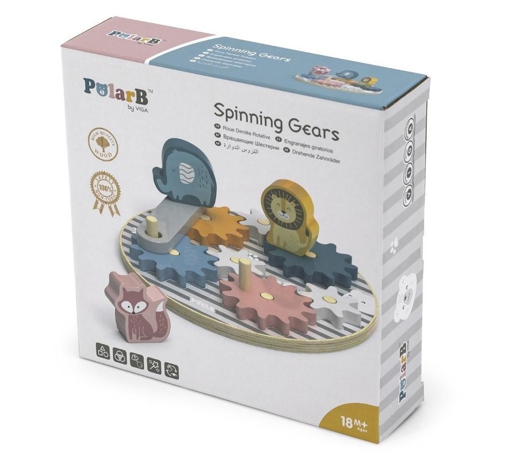 Spinning Gears in box