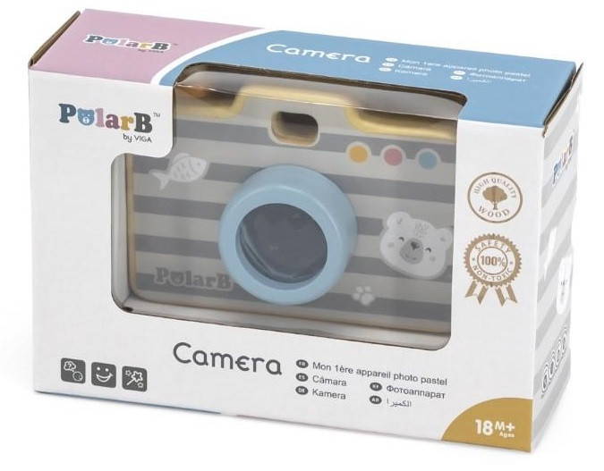 PolarB Wooden Camera in box