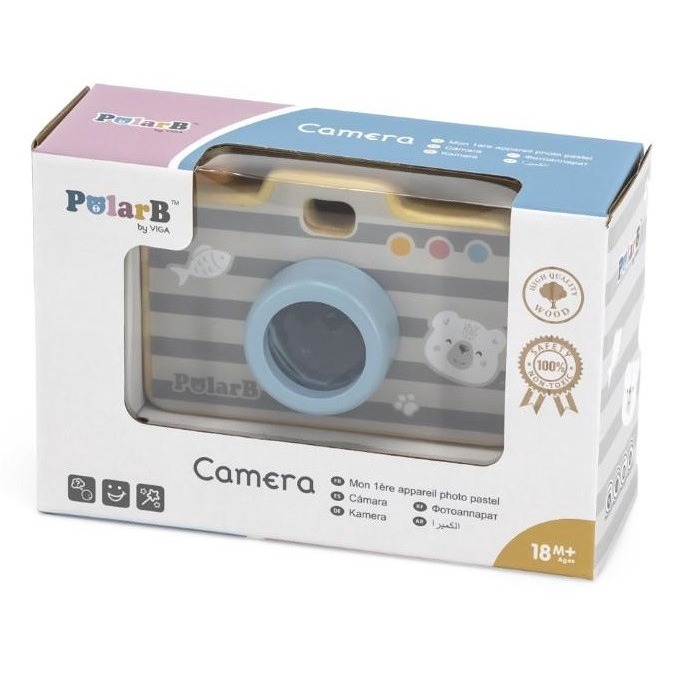 PolarB Wooden Camera in box