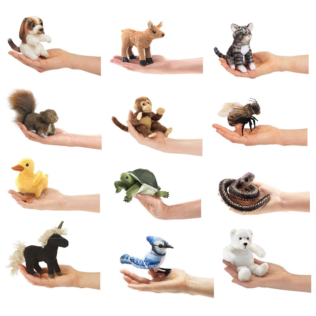 folkmanis finger puppets 3 packs