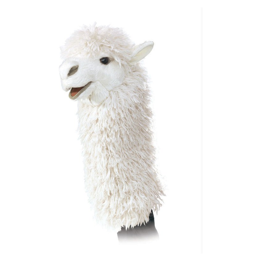 Folkmanis Alpaca Stage Puppet