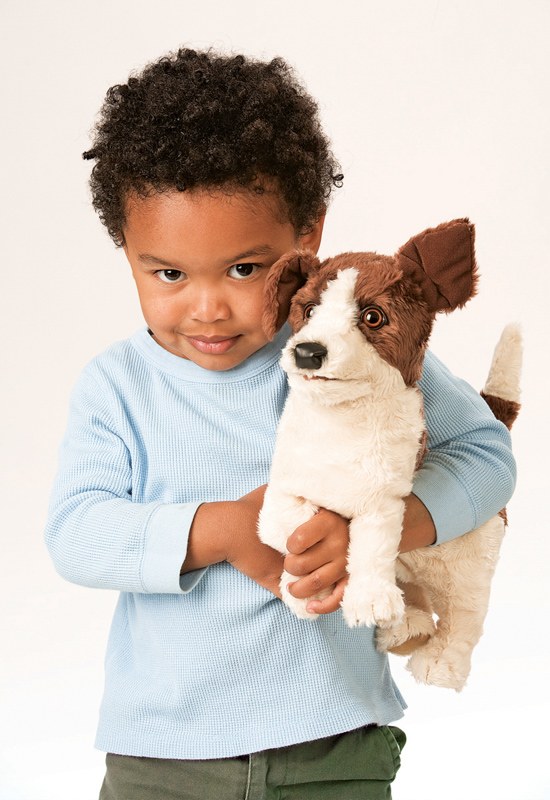 Folkmanis Jack Russell Smooth Coat Puppet - image 3