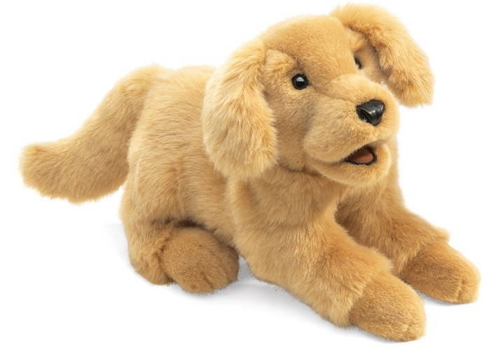 Folkmanis Golden Retriever Puppy Puppet