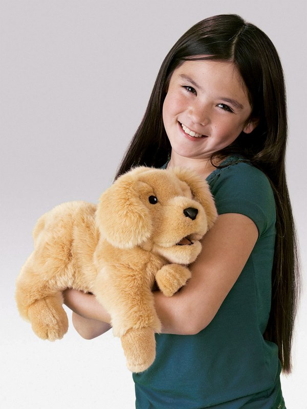Folkmanis Golden Retriever Puppy Puppet - image 3