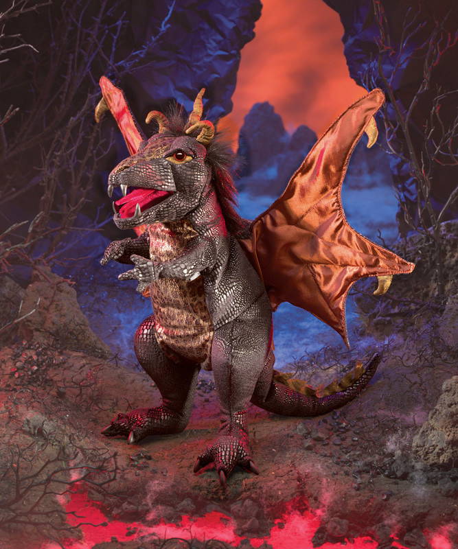 Black Dragon Puppet play scene