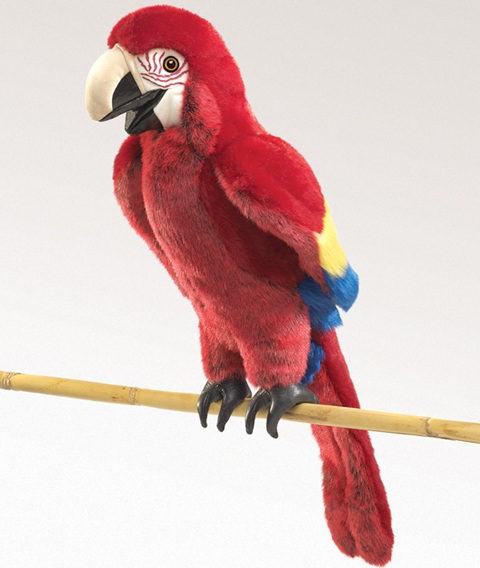 Scarlet Macaw Puppet