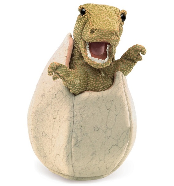 Folkmanis Hatching Dinosaur Egg Puppet