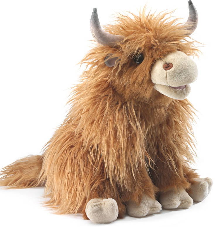 Folkmanis Highland Cow Puppet