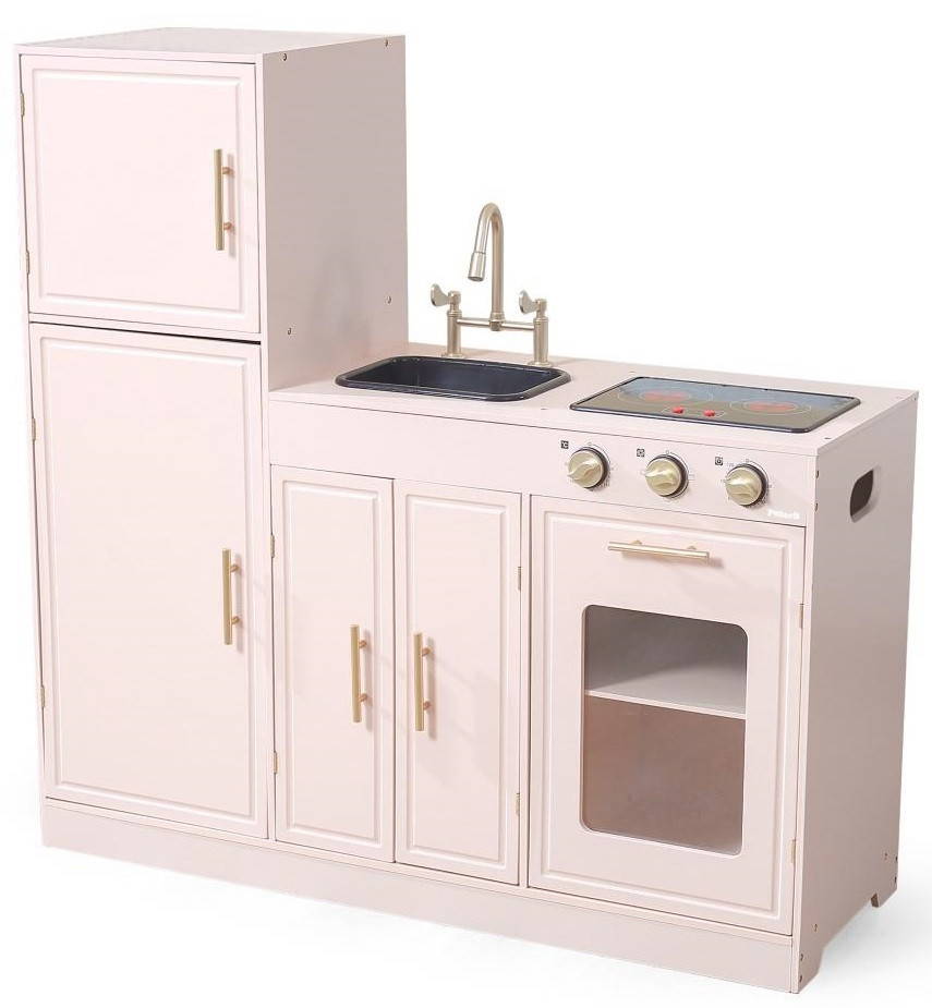 Pretty Pink Modern Kitchen