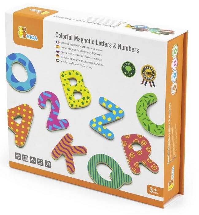 Viga Magnetic Letters and Numbers in box
