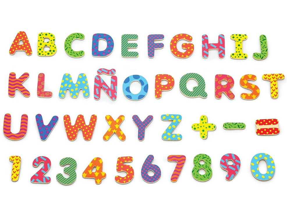 Magnetic Letters and Numbers Set