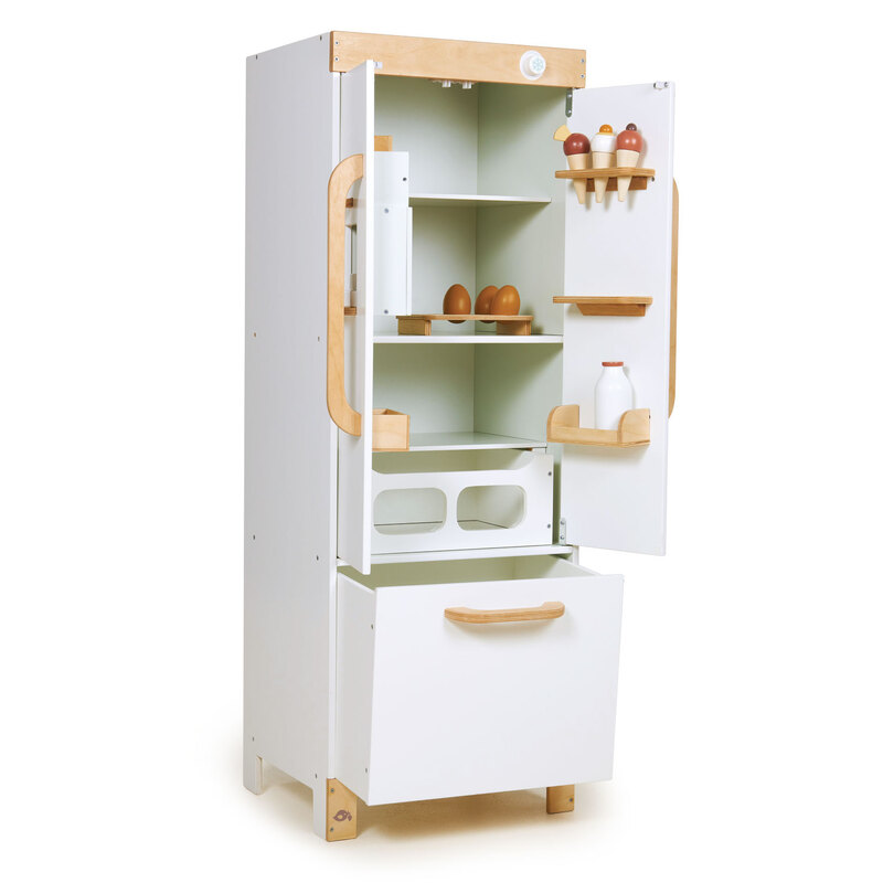 Hape Wooden Toy Fridge Tenderleaf Toy Fridge On Sale! Fast