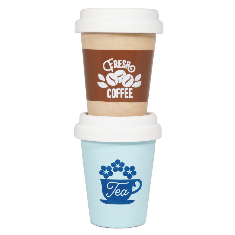 pretend play coffee take away cups