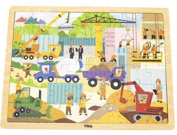 Viga Jigsaw Puzzle 48pc - Construction Area Completed