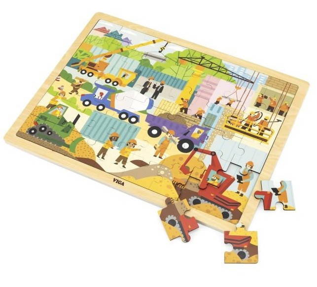 Viga Jigsaw Puzzle 48pc - Construction Area