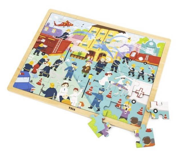 Viga Jigsaw Puzzle 48pc - Fire Fighting