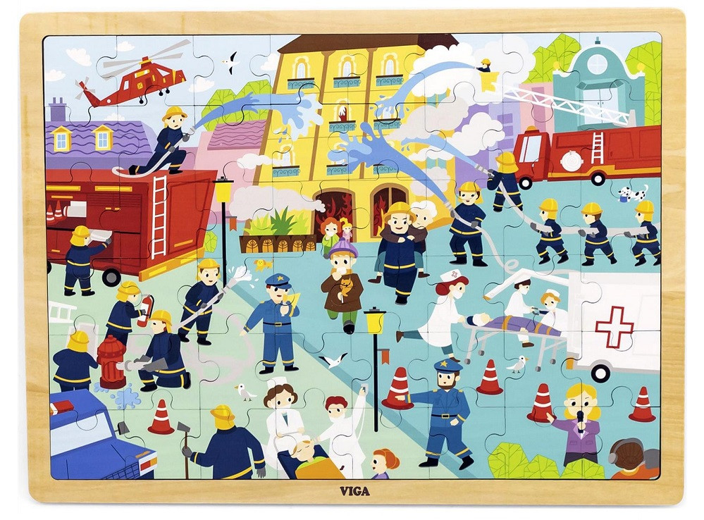 viga jigsaw puzzle - fire scene