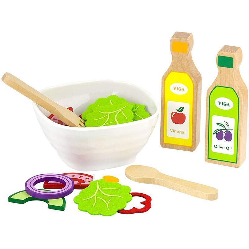 Viga Salad Play Set w/Recipe Card Viga Salad Play Set w/Recipe Card