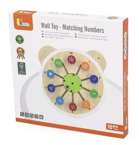 Viga Wall Toy - Matching Numbers in Box Viga Wall Toy - Matching Numbers in Box