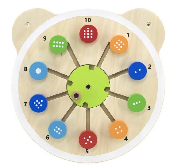 Viga Wall Toy - Matching Numbers Correct Setup